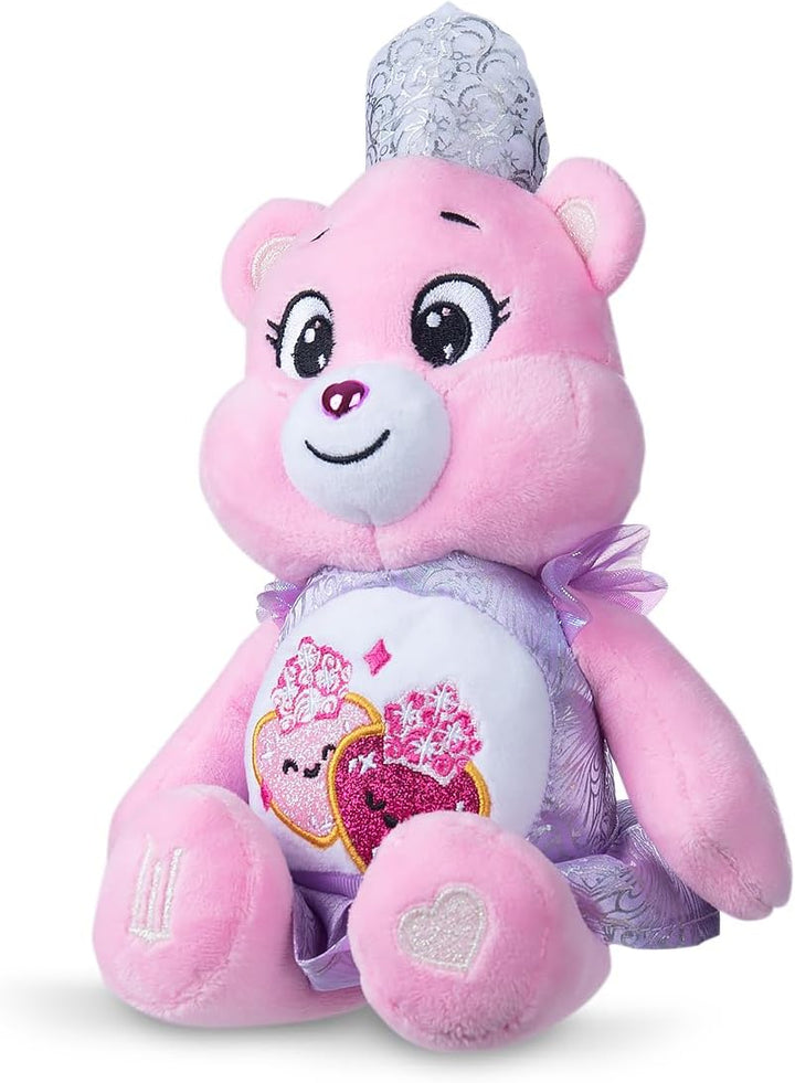 Basic Fun Care Bears x Wicked 22 cm Plüsch Plüsch Spielzeug – Love-a-Lot Bear als Glinda – Sammelbar
