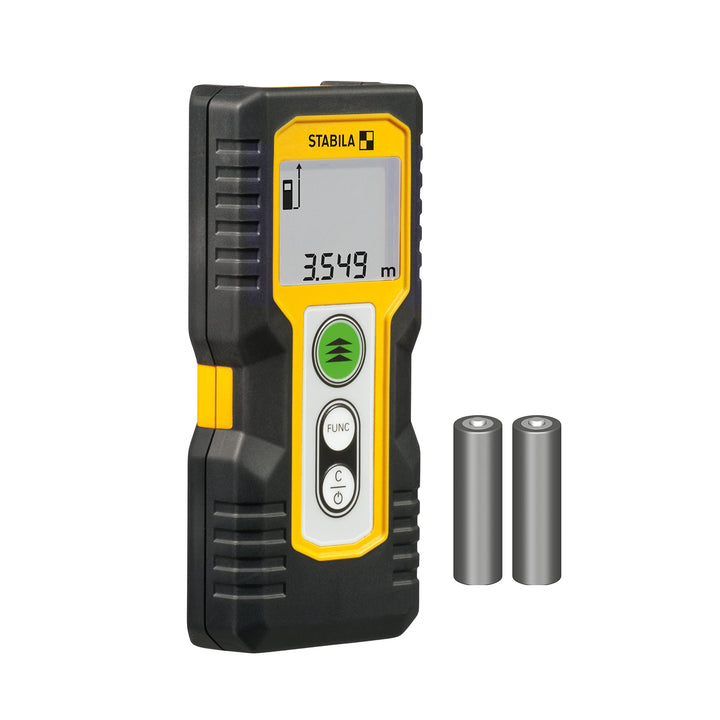STABILA Laser-Entfernungsmesser LD 220, max. Messbereich 50 m, 4 Messfunktionen (u. a. Fläche und Vo