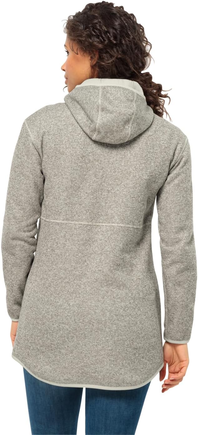 Jack Wolfskin Damen Tannenspur Coat W Fleece-Jacke XS Cotton White, XS Cotton White