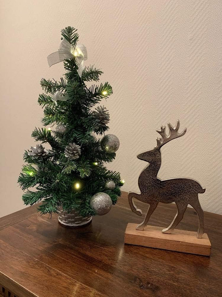 RIFFELMACHER & WEINBERGER Riffelmacher 20258 Geschmückter Weihnachtsbaum, beleuchteter 50 cm grosser
