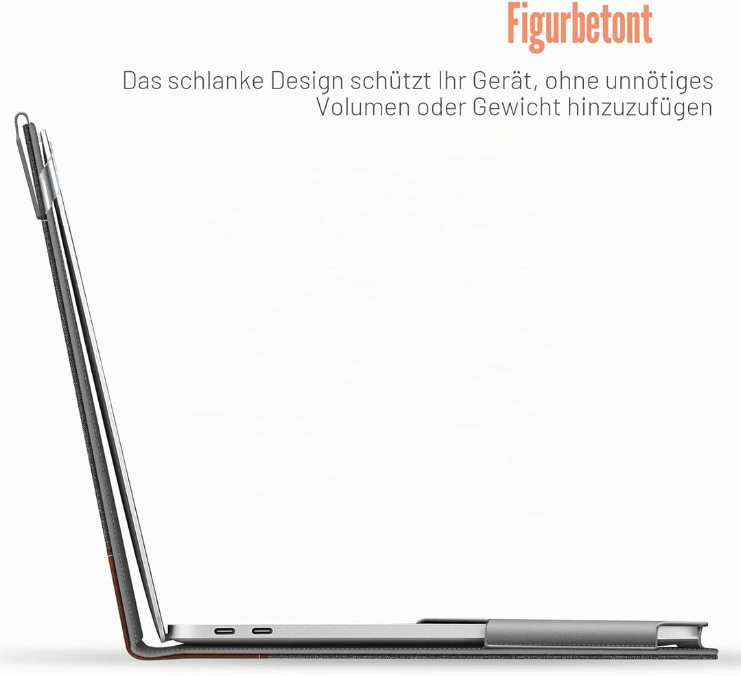 Fintie Hülle Kompatibel mit MacBook Air 13.6 (2026-2022 M5 M4 M3 M2), MacBook Air 13 (2020-2018 M1)