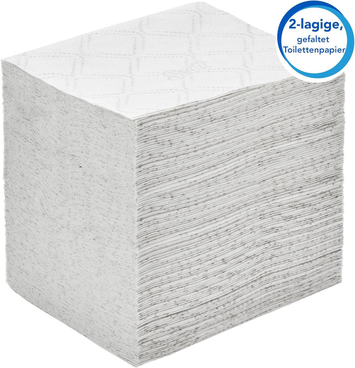 Scott Control Einzelblatt-Toilettenpapier 8509 – 2-lagiges Toilettenpapier – 36 Packungen x 220 Blat