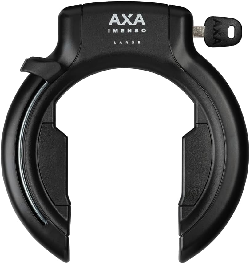 AXA Set Imenso L Retractable + ULC 130 + Transporttasche – Rahmenschloss Set mit Einsteckkette und T