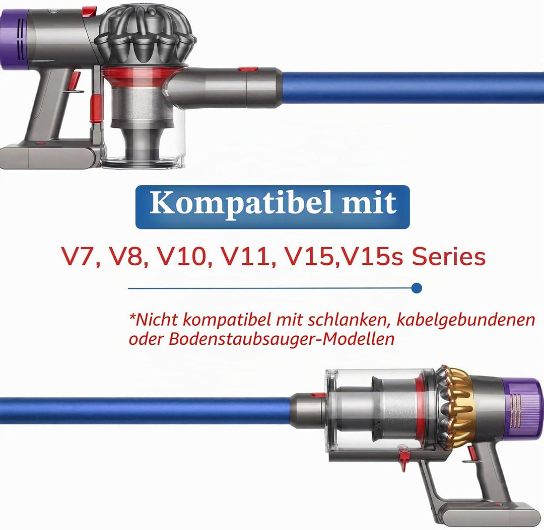 Verlängerungsrohr kompatibel mit Dyson V15 V11 V10 V8 V7, Quick-Release-Verlängerungsrohr 74 cm Ersa