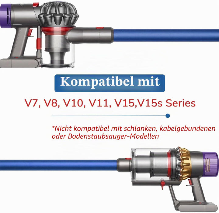 Verlängerungsrohr kompatibel mit Dyson V15 V11 V10 V8 V7, Quick-Release-Verlängerungsrohr 74 cm Ersa