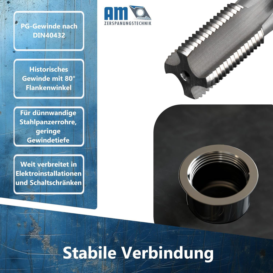 HSS PG Gewindebohrer Panzerrohr Gewindeschneider - PG 21, PG 21