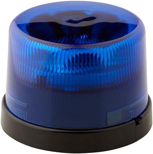 HELLA Rundumleuchte - LED Warnleuchte - KL 7000 - 12V / 24V - blau - Anbau/geschraubt - Kabel: 200mm