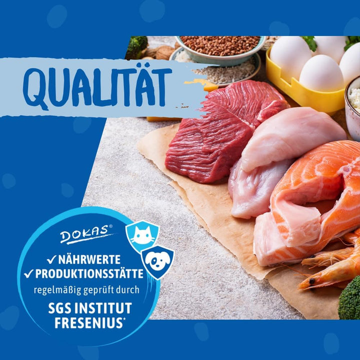DOKAS Getreidefreier Premium Kausnack für Hunde – Ideal als Belohnung, 200 g (9er Pack) Single, Sing