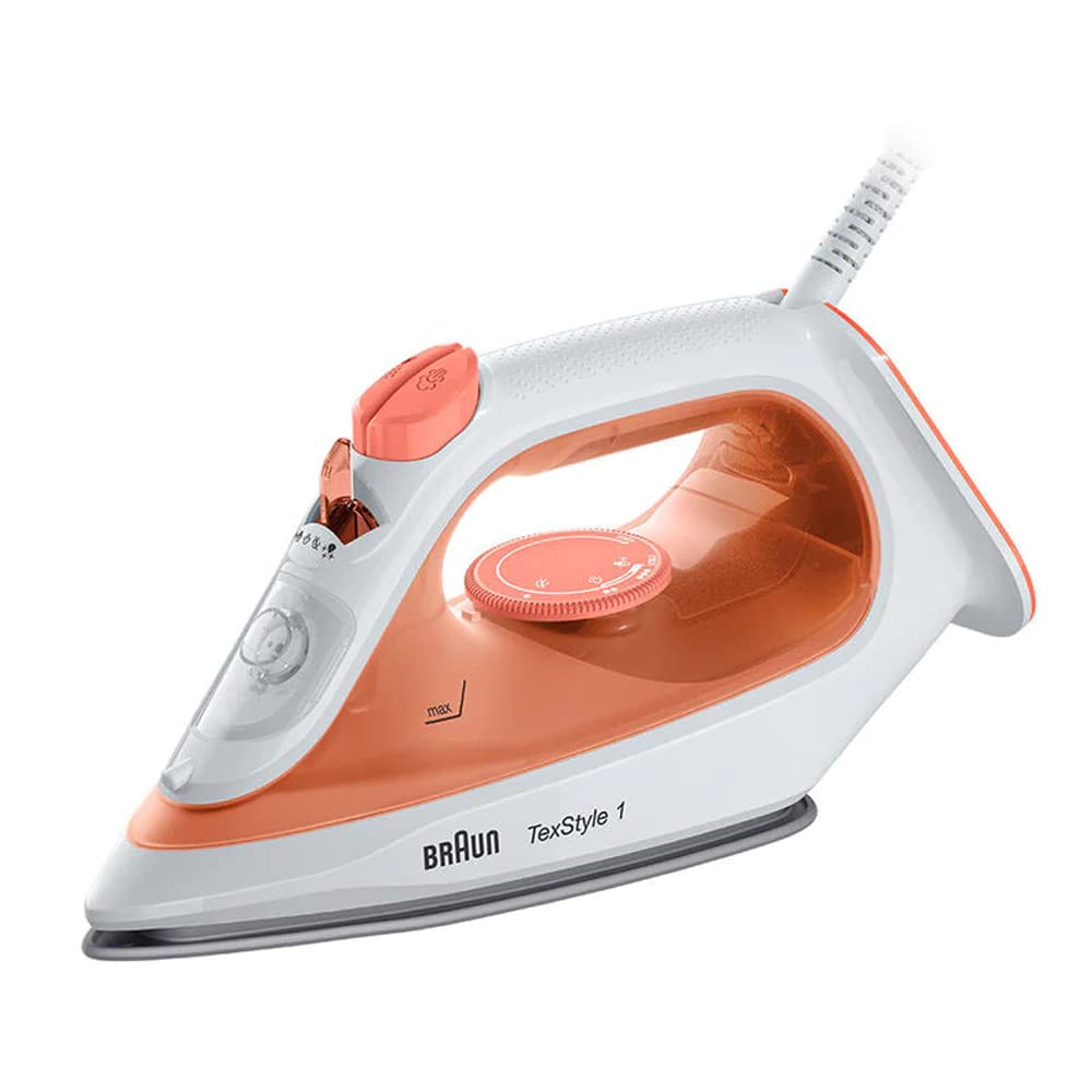 BRAUN BRSI1009OR Plancha de Vapor Modell SI1009OR, 18/8 Edelstahl