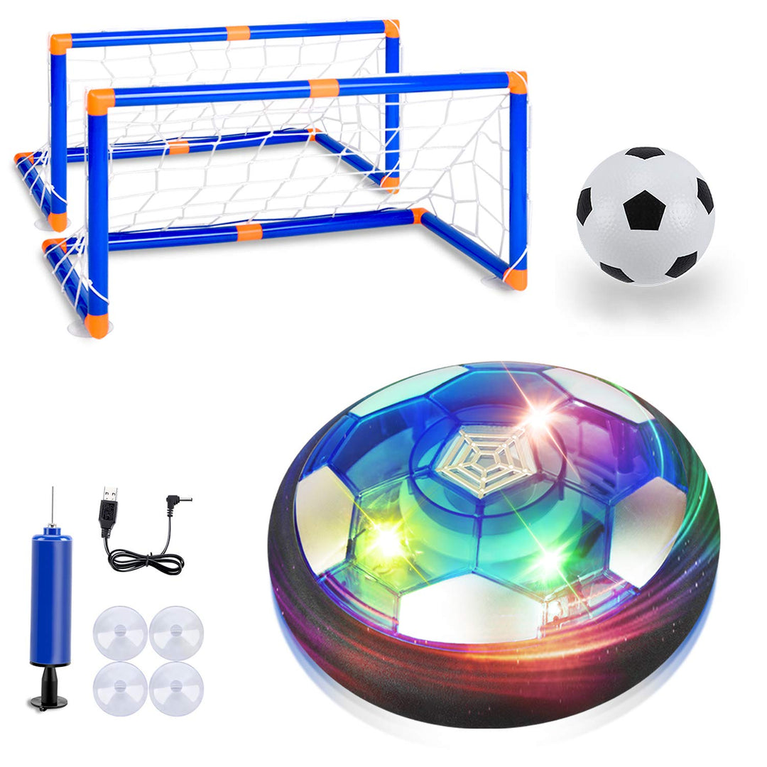 SUNACE Air Power Fussball Kinderspielzeug - Hover Ball Leistungsstarke LED Beleuchtung und Schaum St