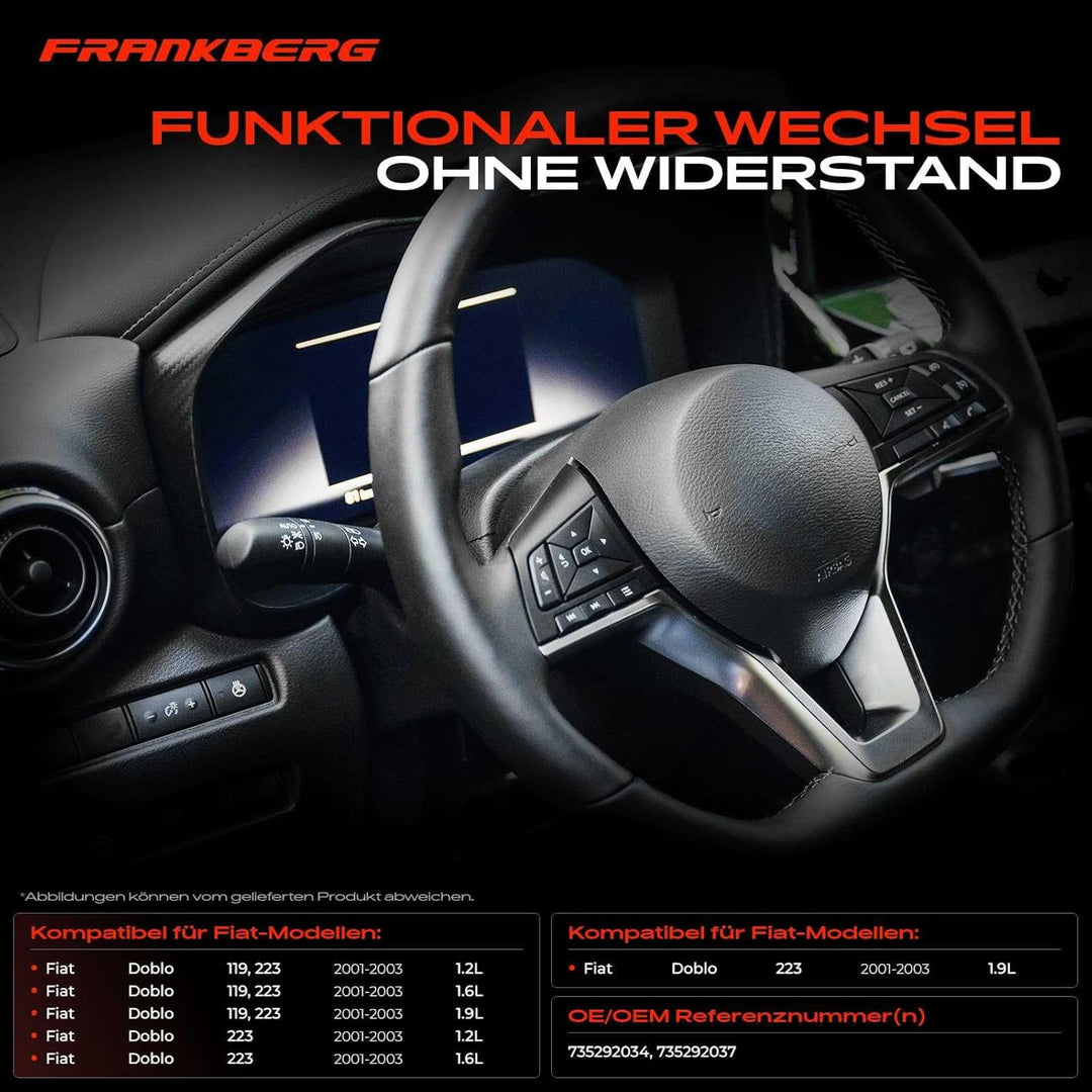 Kombischalter Lenkstockschalter für Doblo 119 223 1.2L 1.6L 1.9L Kasten/MPV 2001-2003 735292037