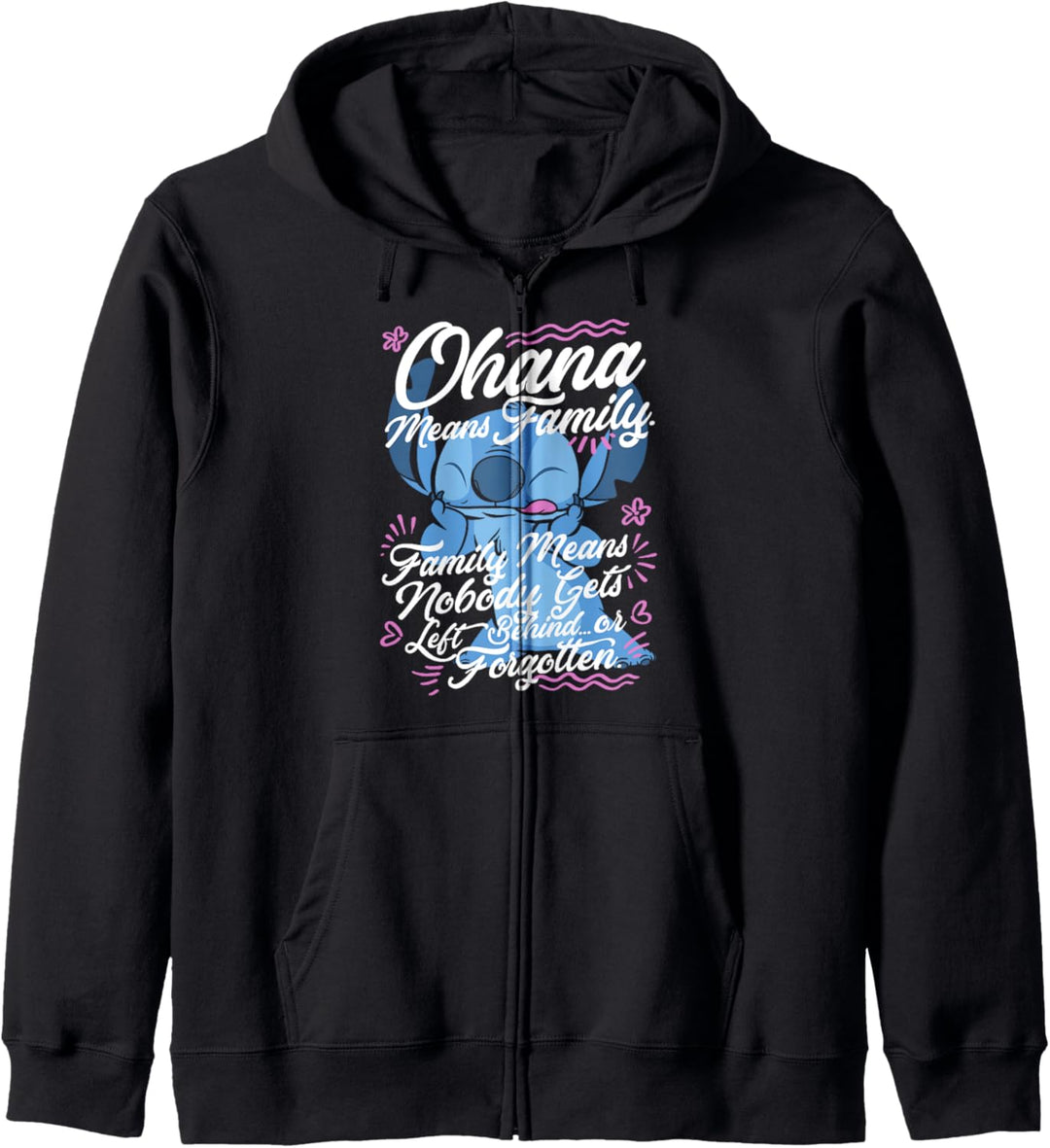Disney Lilo & Stitch 626 Stitch Day Ohana Means Family Kapuzenjacke