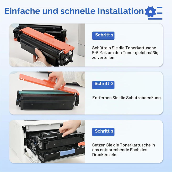 LEMERO SUPERX Toner kompatibel Canon 045 045H Toner Multipack für Canon MF633CDW Canon i-Sensys MF63