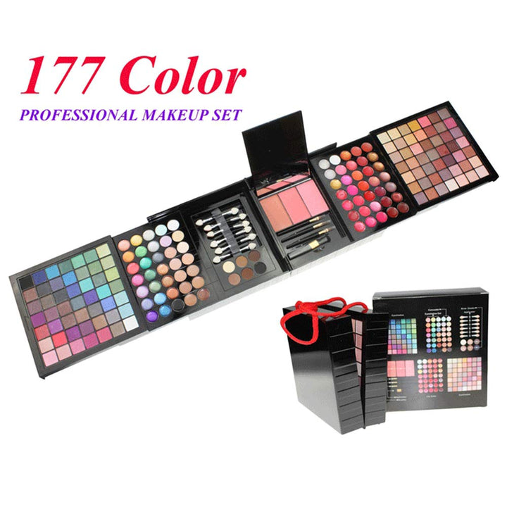 CHSEEO Schmink Geschenkset Make-Up Set Kosmetik Makeup Paletten Schminkkoffer Schminke für Gesicht,