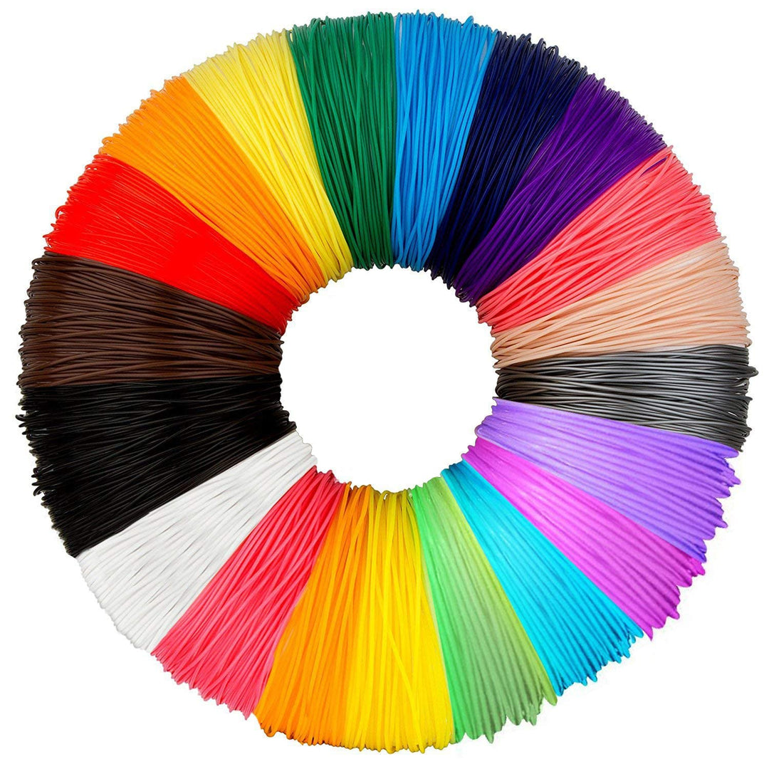 PLA 3D-Stift-Filament, 20 Farben, je 10 m – PLA-Filament für 3D-Stift, 1,75 mm, 3D-Stift-Farben, ein