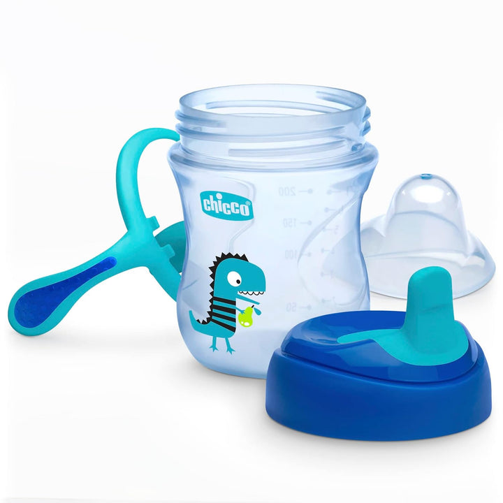 Chicco Baby Geschirr Set, Baby Geschirrset für Essen und Babynahrung, bestehend aus Tasse Training C