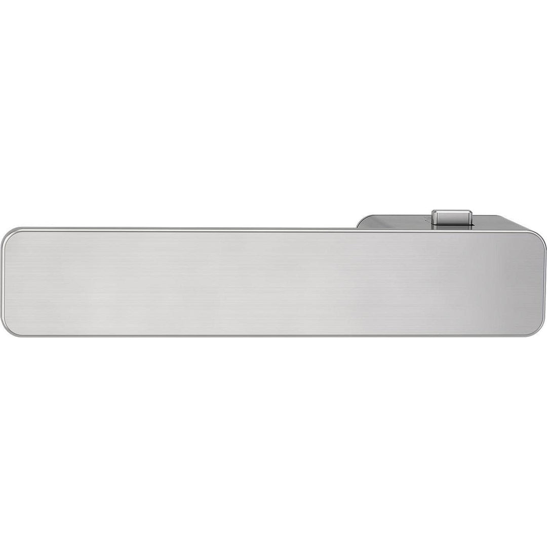 Türdrücker / Türbeschlag - R8 ONE smart2lock Samtgrau - mit Schliessmechanik im Griff - schliessen/v