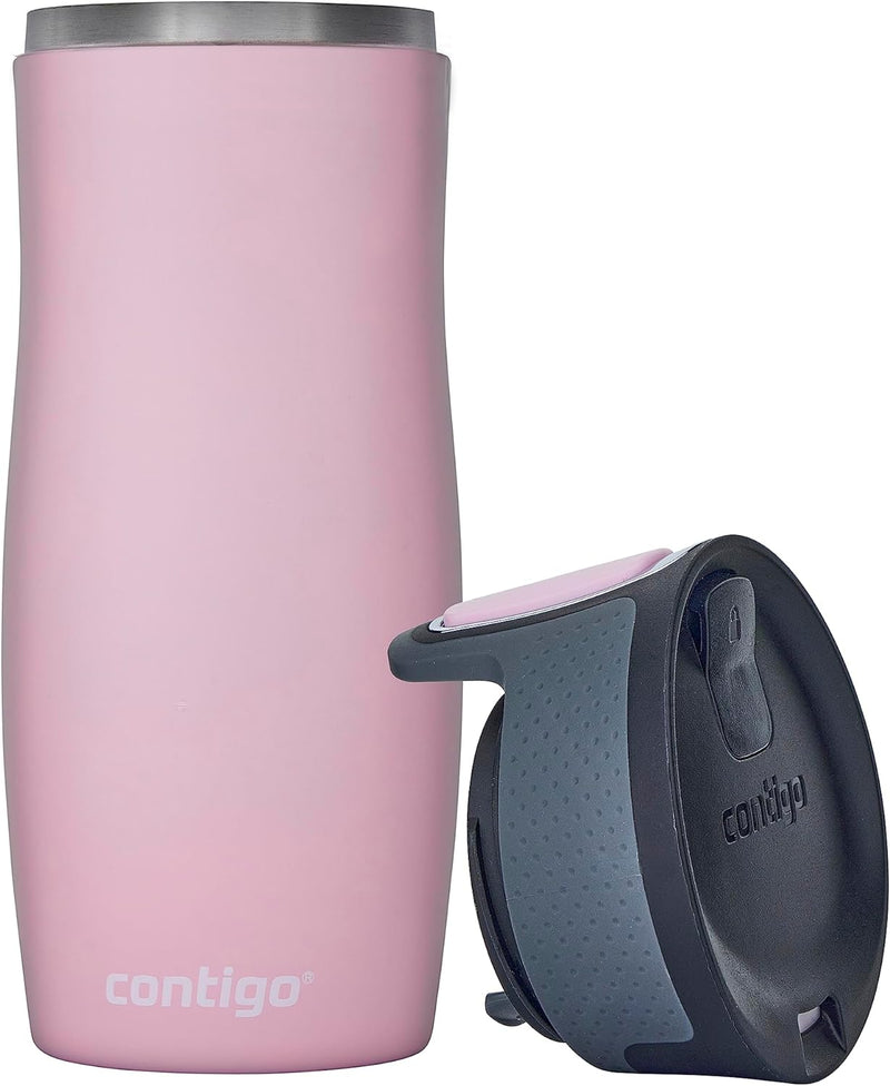 Contigo West Loop Autoseal Thermobecher, Edelstahl Isolierbecher, Kaffeebecher To Go, BPA frei, ausl