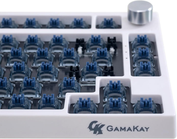 GK GAMAKAY Tactile Silent-Schalter mit LED Diffuser für Mechanischer Tastatur, 3 Pin Pre-lubed Switc