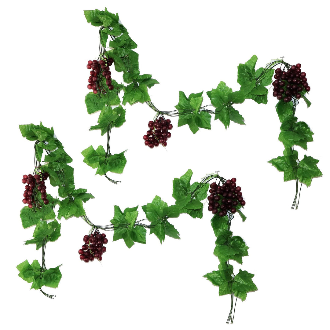 10pcs KüNstliche Kunststoff Traube,KüNstliche Weintrauben Reben,Kuenstliche Weinrebe,TraubenspiessE