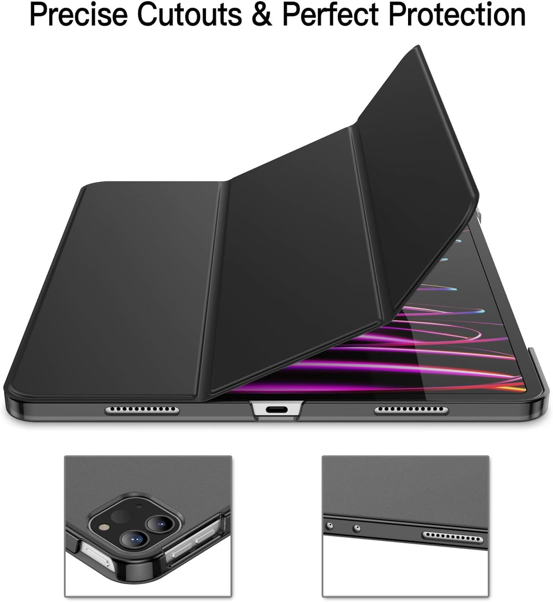 JETech Hülle für iPad Pro 12,9 Zoll (6./5. Generation, Modell 2022/2021), Unterstützung Pencil Aufla