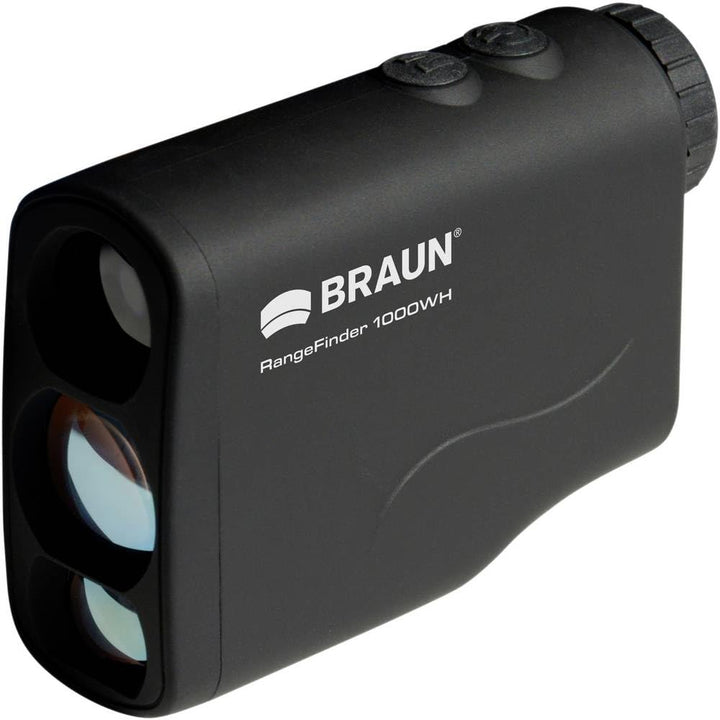 Braun Photo Technik Entfernungsmesser/Rangefinder 1000WH mit 6-facher Vergrösserung, 20176