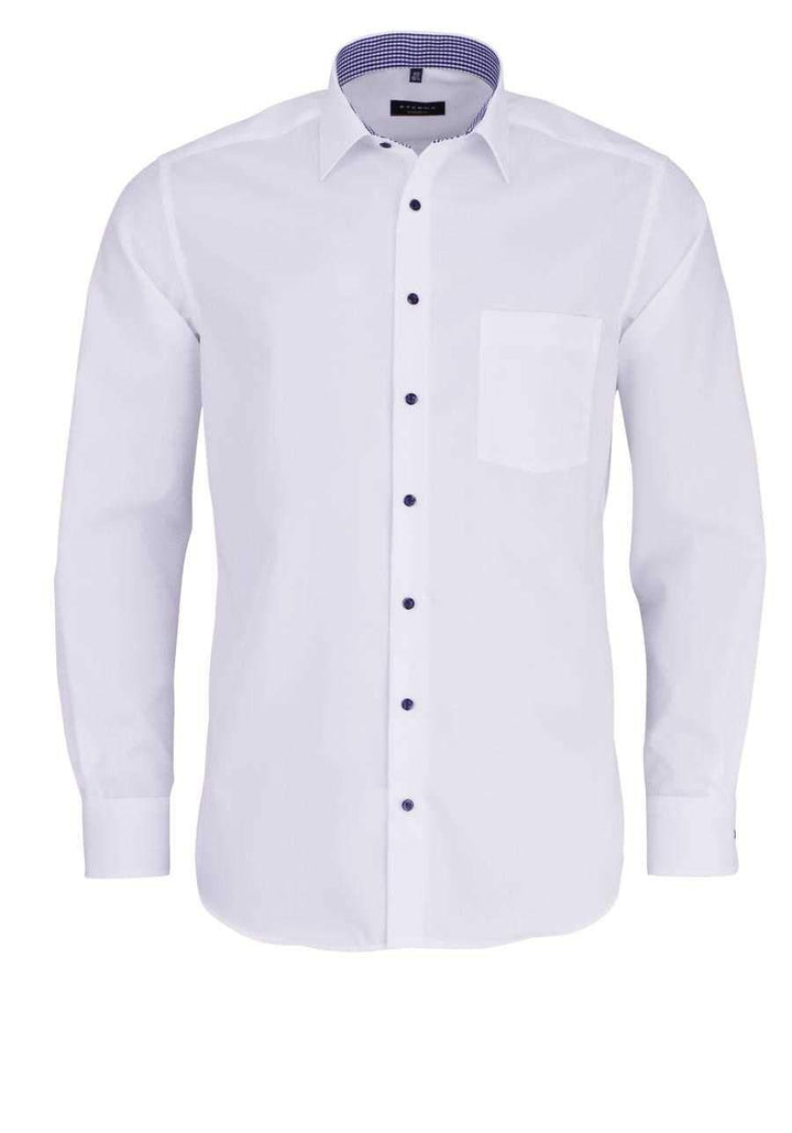 eterna Modern Fit Hemd Langarm New Kent Kragen weiss Grösse 42
