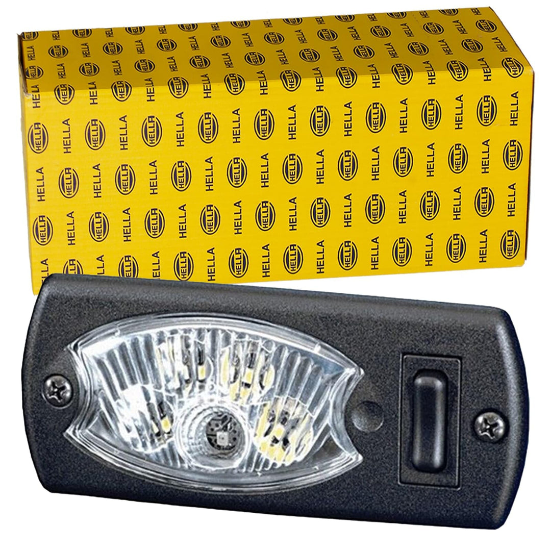 HELLA - Innenraumleuchte - Mini OvalLED VESTA5 - LED - 24V - 1.2W - LED - Einbau - Lichtscheibenfarb