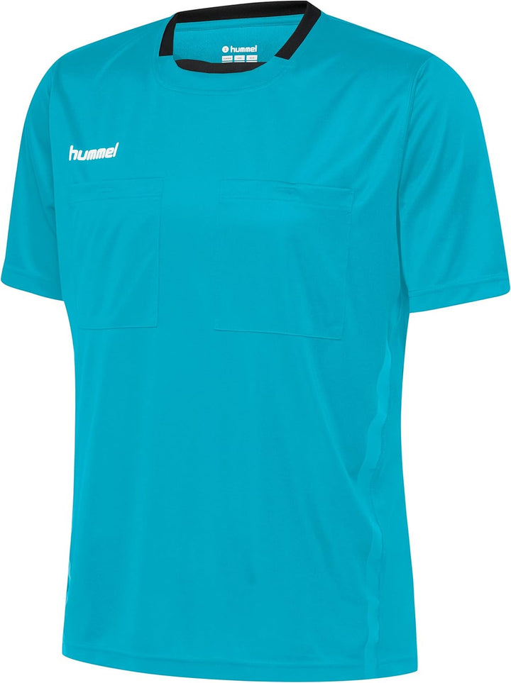 hummel Referee F3648 Schiedsrichter-Trikot, kurzärmelig Scuba Blue XL, Scuba Blue XL