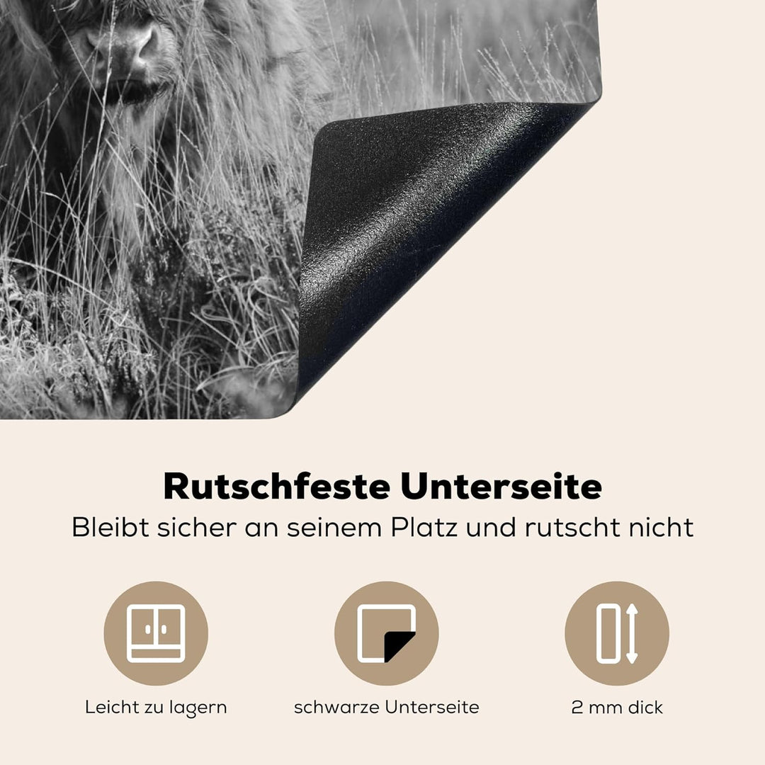 KitchenYeah© Herdabdeckplatte Einteilig Ceranfeld Abdeckplatte Küche Deko Ceranfeldabdeckung Herdabd