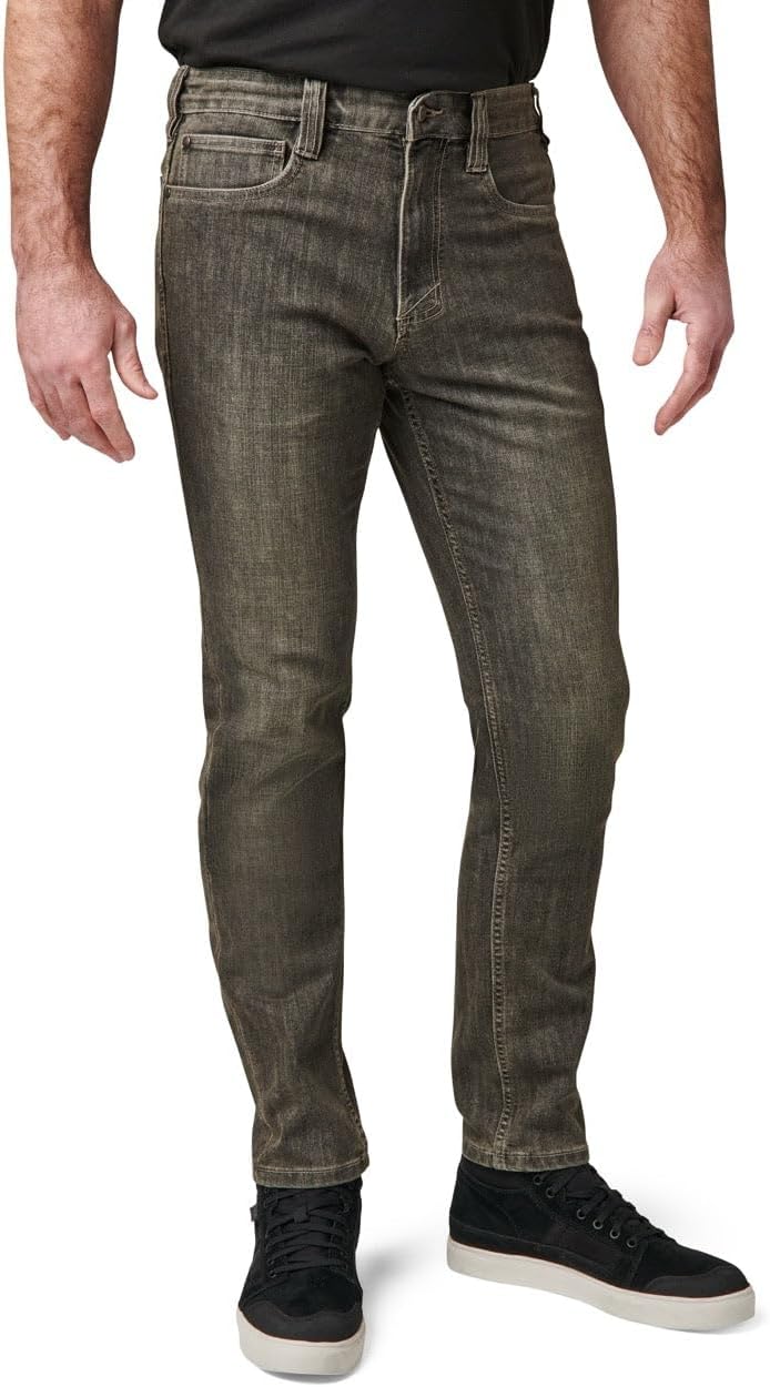 5.11 Tactical Herren 'Defender – Flex Jean – Slim 34W / 32L Beton-waschung, 34W / 32L Beton-waschung