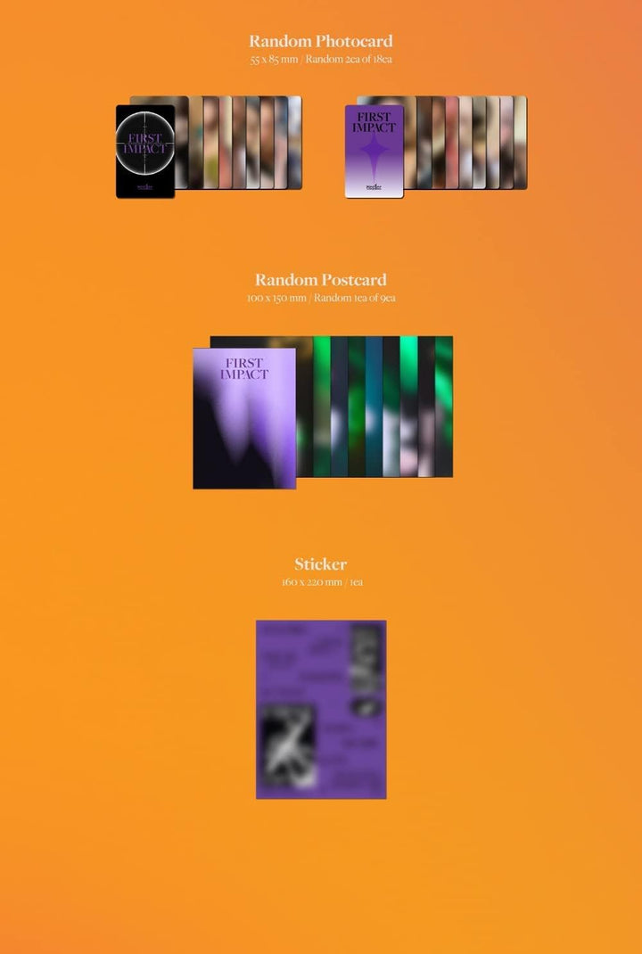 Kep1er FIRST IMPACT 1st Mini-Album Inhalt + Tracking Kpop versiegelt (Connect 1), Connect 1