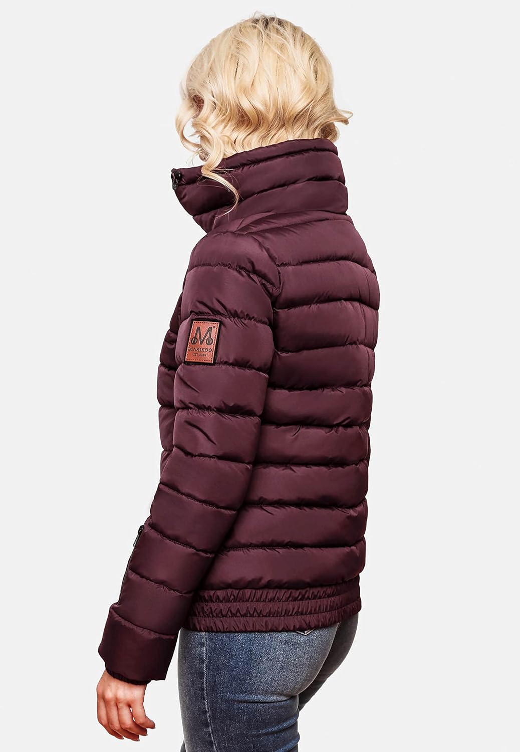 MARIKOO Damen Winter Steppjacke Poison XS-XL XS Wine, XS Wine