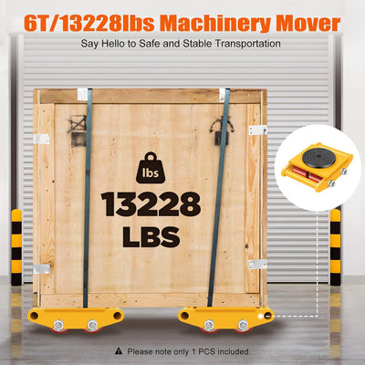 Machinery Mover, Möbeltransporthilfe,Schwerlastfahrwerk Transportrollen, Mover mit 360° Rollen, für
