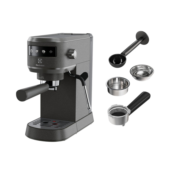 Electrolux E6EC1-6BST Explorer 6 Espresso-Cappuccino-Maschine, Wärmekontrolltechnologie, herausnehmb