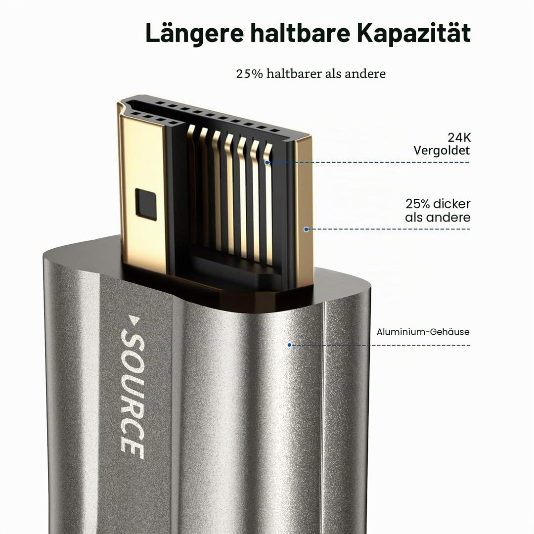 8K HDMI Glasfaserkabel 30M 48Gbps Super hohe Geschwindigkeit AOC Lichtleit 2.1 Kabel HDR eARC Dolby