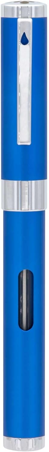 DIPLOMAT NEXUS Füllhalter Edelstahlfeder mit Tintenglas blau/Federstärken: B/Füllfederhalter/Handgef