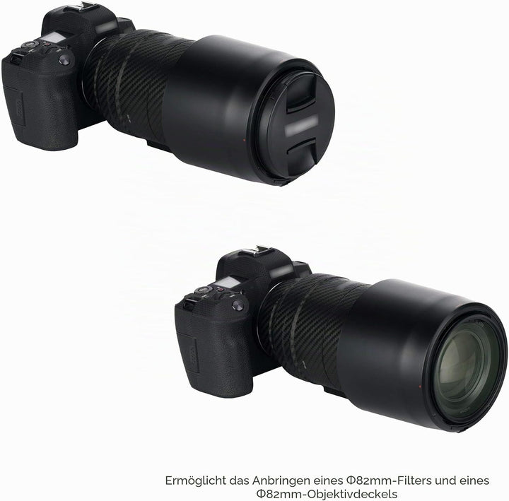 JJC ET-88B Gegenlichtblende Kompatibel mit Canon RF 600mm F11 is STM Objektiv RF 135mm F1.8 L is USM
