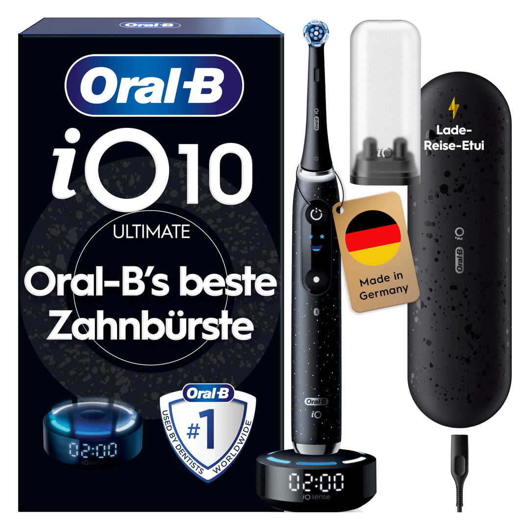 Oral-B iO Series 10 Luxe Edition Elektrische Zahnbürste/Electric Toothbrush, Magnet-Technologie, 7 P