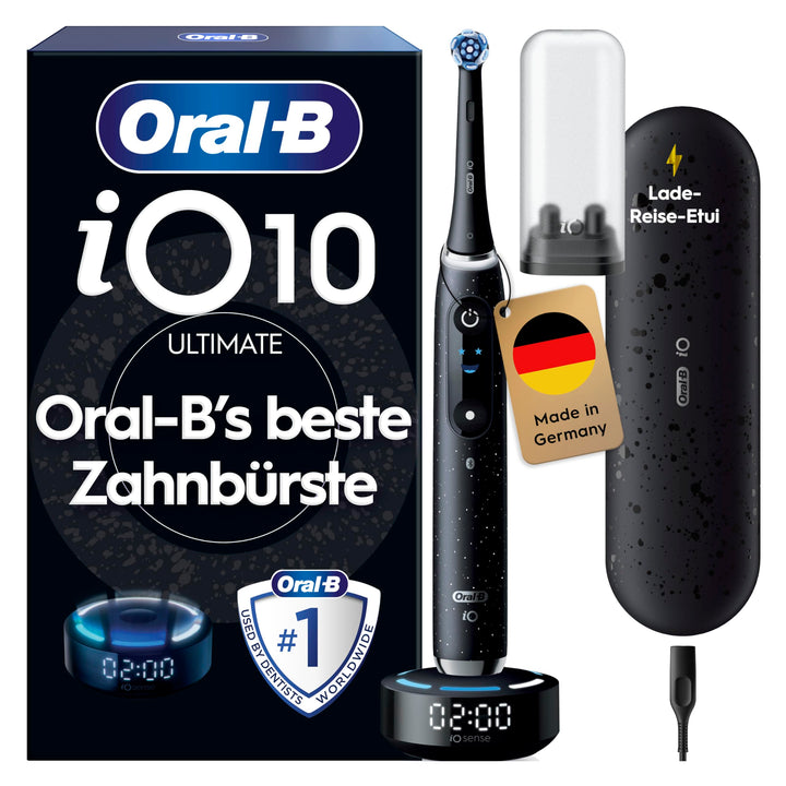 Oral-B iO Series 10 Luxe Edition Elektrische Zahnbürste/Electric Toothbrush, Magnet-Technologie, 7 P
