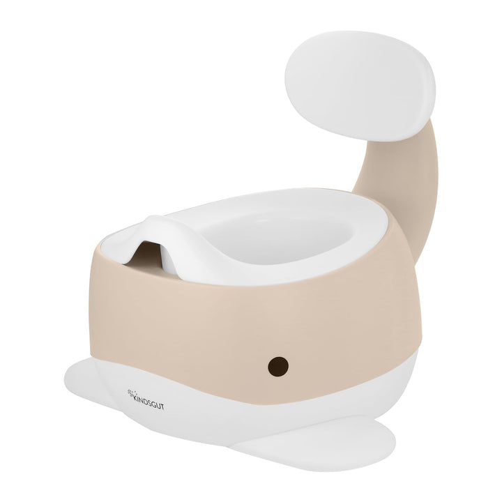 Kindsgut Kinder-Töpfchen, Babytopf WC/Klo, kinderfreundliches Wal-Design und dezente Farben, Toilett