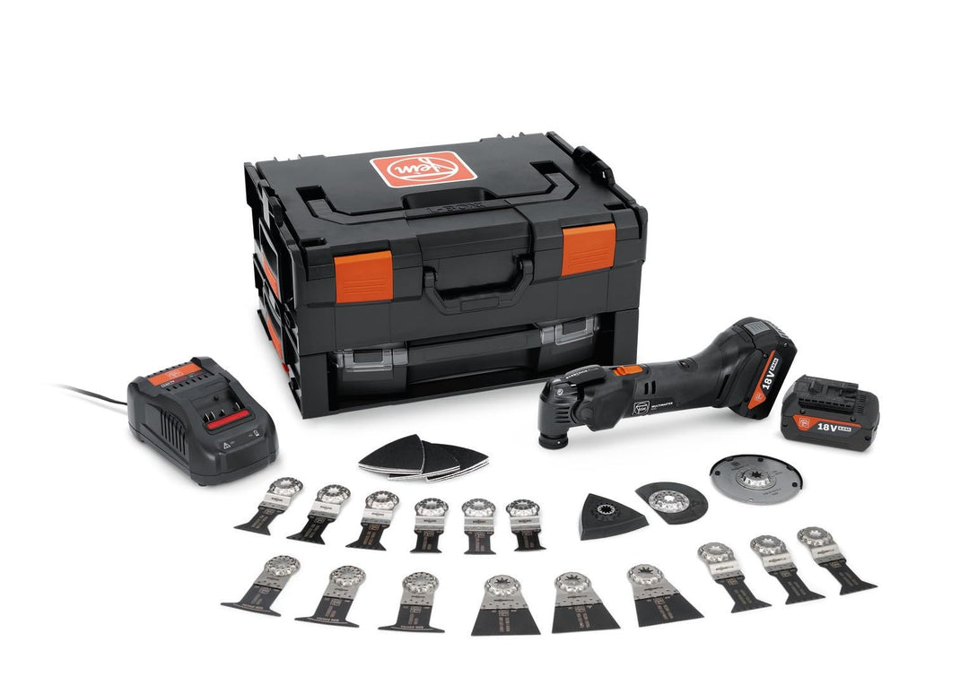 Fein Akku MULTIMASTER AMM 500 Plus BLACK EDITION (4 Ah, 18 V, StarlockPlus, mit Arbeitsstrahler, in