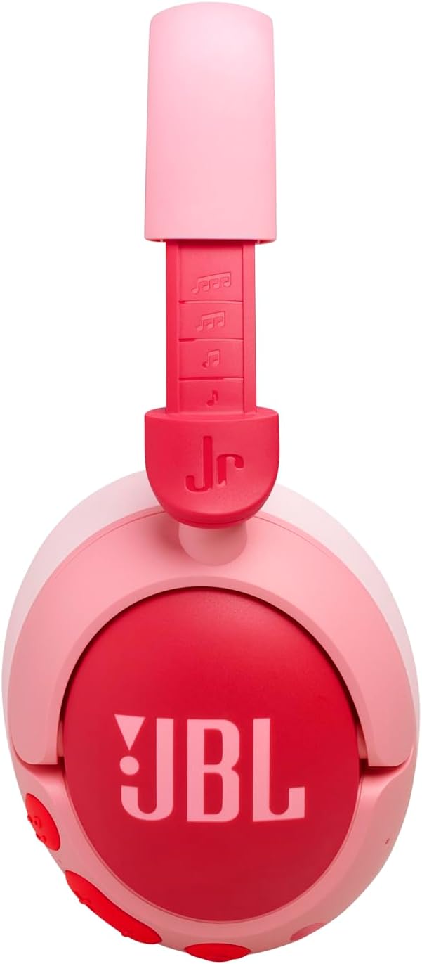 JBL Junior 470 NC, Kabellose Over-Ear Bluetooth-Kopfhörer mit Active-Noise-Cancelling für Kinder, Mi