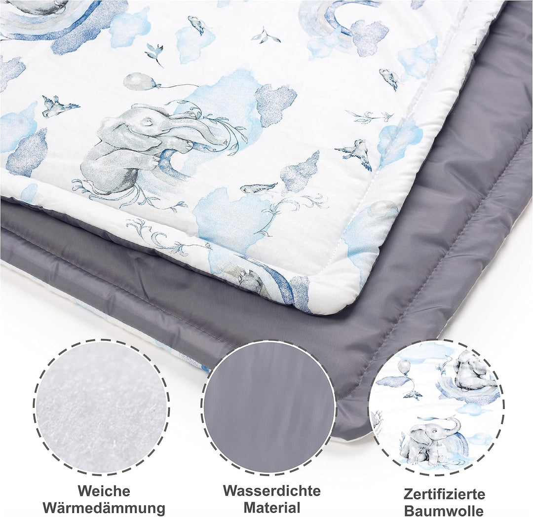 Pepi - Playmat Baby - Spielmatte Baby Faltbar - Spielmatte Kinder - Picknickdecke Wasserdicht 120x15