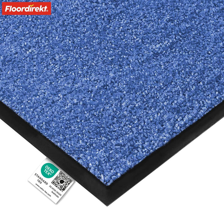 Floordirekt Schmutzfangmatte Rhine - waschbare & leistungsstarke Fussmatte - Sauberlaufmatte mit Rut