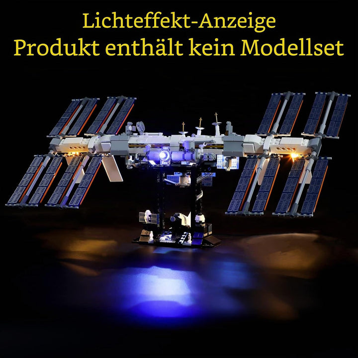 GEAMENT LED Licht-Set (Fernbedienung) Kompatibel mit Lego Internationale Raumstation - Beleuchtungss