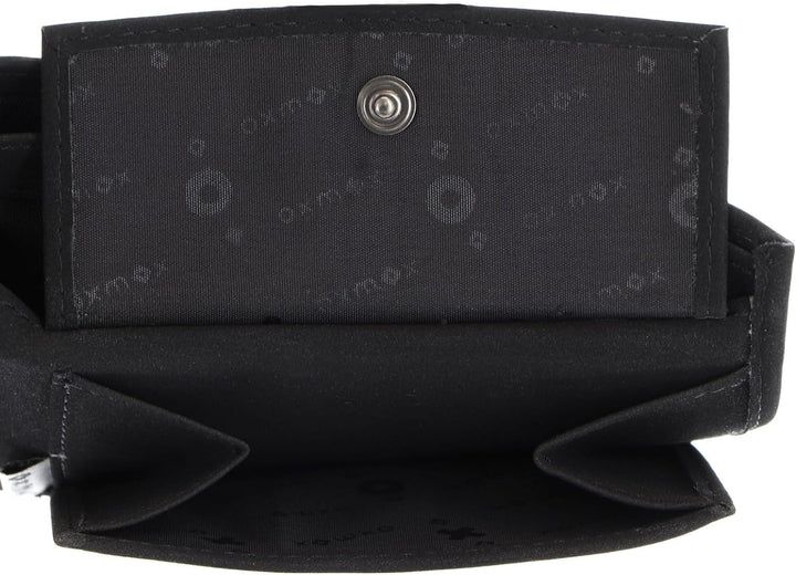 Oxmox New Cryptan Geldbörse 12 cm Footsteps (Schwarz), Footsteps (Schwarz)