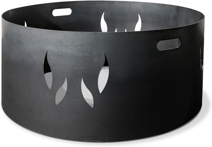 SOUK ONE Feuerschalen Funkenschutz Ø 100 cm - Funkenschutz für Feuertonne und Feuerkorb (Ø 100cm Fun