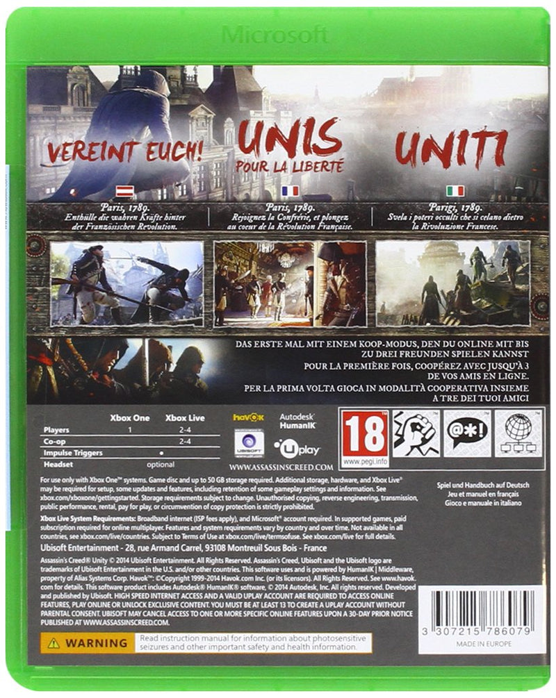 Assassins Creed Unity [AT-PEGI] - [XboxOne] Xbox One Standard, Xbox One Standard