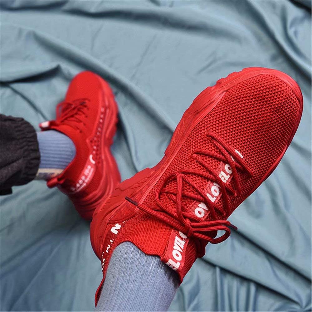 FUSHITON Herren Turnschuhe atmungsaktive Sportschuhe Leichte Freizeitschuhe lässig Strassenlaufschuh